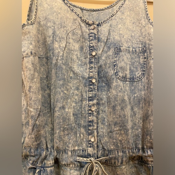 Classic snow denim jumpsuit - Picture 7 of 15